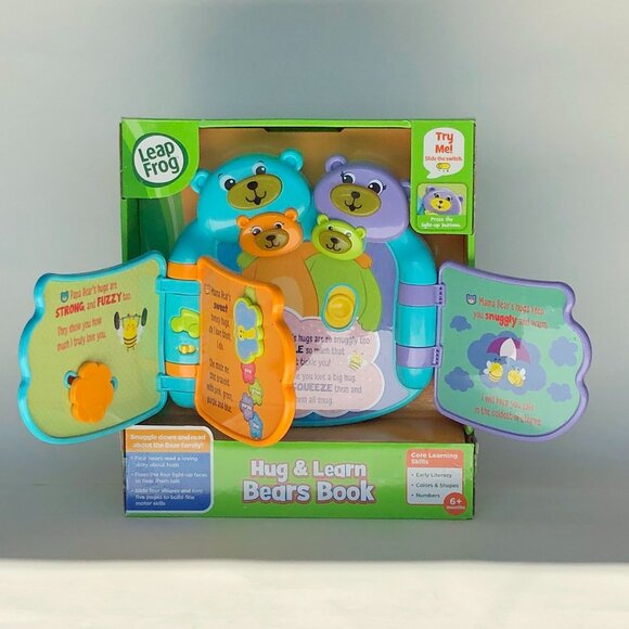 Leapfrog Hug & Learn Bears Book (English Version) for 6 months +Brand New - Picture 10 of 14